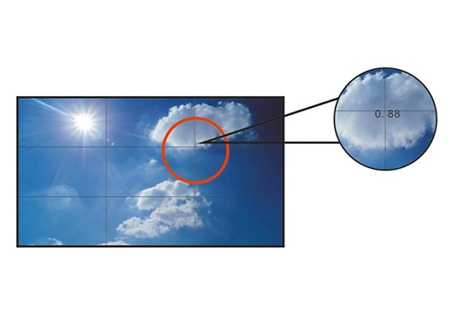 55寸91香蕉黄色视频目前最小的拚縫0.88mm	