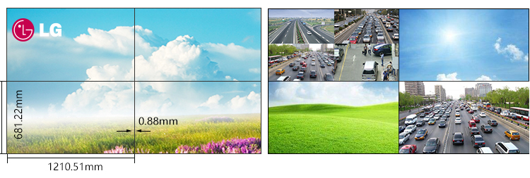 0.88mm拚接屏顯示效果怎麽樣？