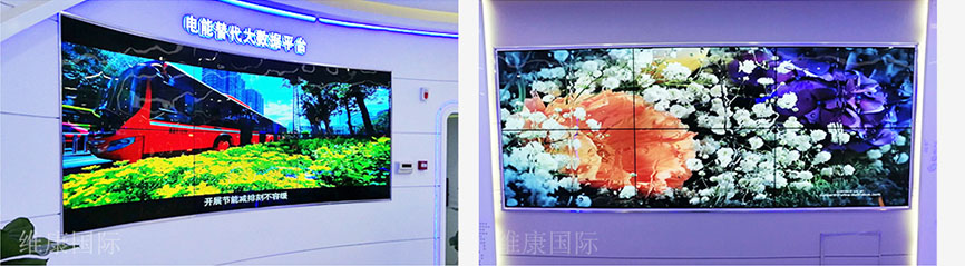 弧形拚接屏方案,弧形拚接屏顯示效果