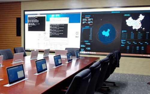 會議室大屏幕設計方案，會議室拚接屏顯示效果